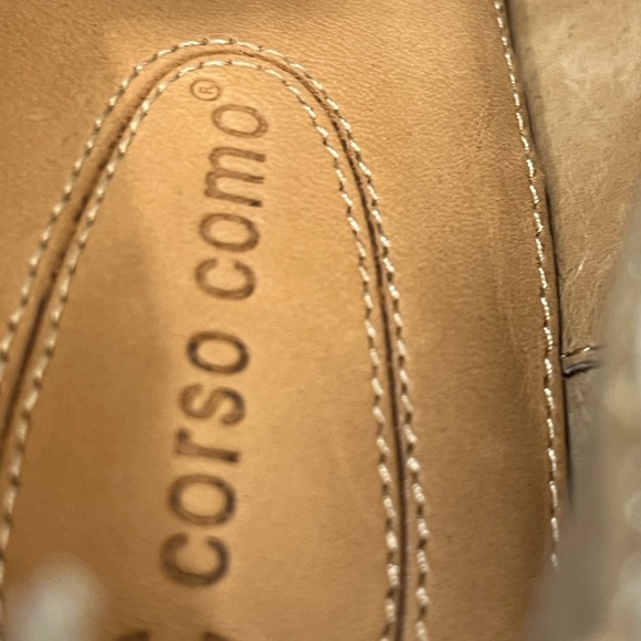 Corso Como Round Toe Suede Pumps Size 8 Black - Picture 7 of 11